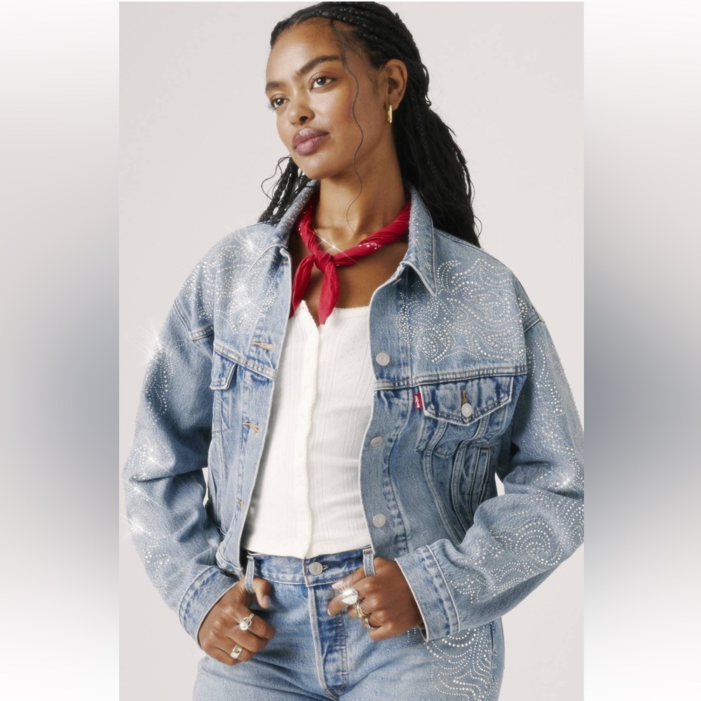 Levi's Beyoncé Embellished jacket new with tags size small